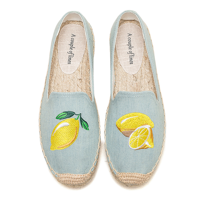 Espadrilles Plateforme Motif Chaîne A Enfiler  Femme Chaussures Espadrilles